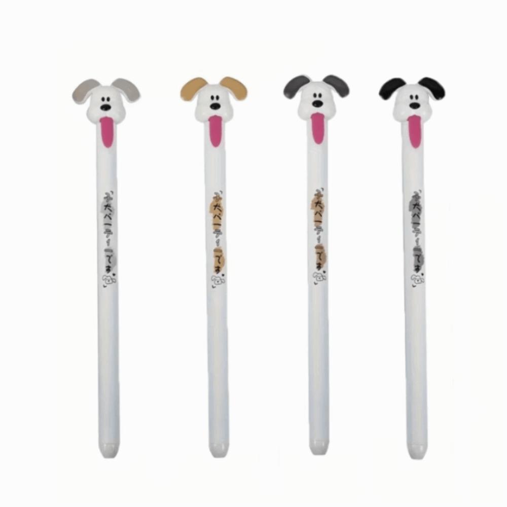 Quick-Drying Writing Pens Cat and Dog Stationery Pens Fun Writing Gel Pens Children Gift