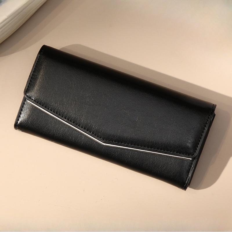 Luxus Damen Geldbörsen Mode Umschlag Clutch Langer Stil Multifunktionale Geldbörse Frisches PU-Leder Damen Kartenhalter Damen Riemen Geldbeutel