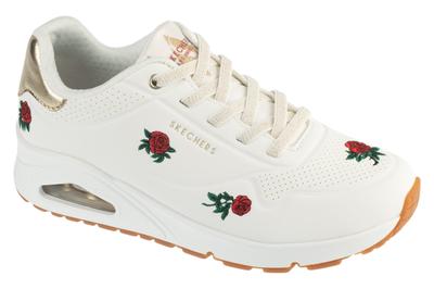 Uno - Champagne and Roses, Womens White Sneakers