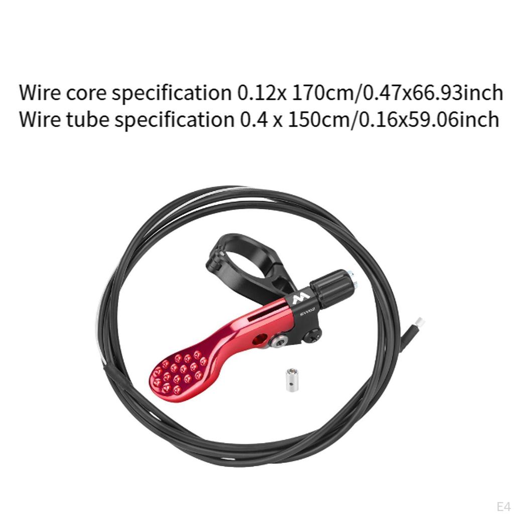 Tijă de șa pentru bicicletă, dropper, manetă de control de la distanță, schimbător de bicicletă, ușoară, de schimb