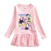 Kpop Monster Hunter Witch Korean Style Baby Girl Dress - Spring/Autumn, Long Sleeve Cartoon Mesh Princess Skirt