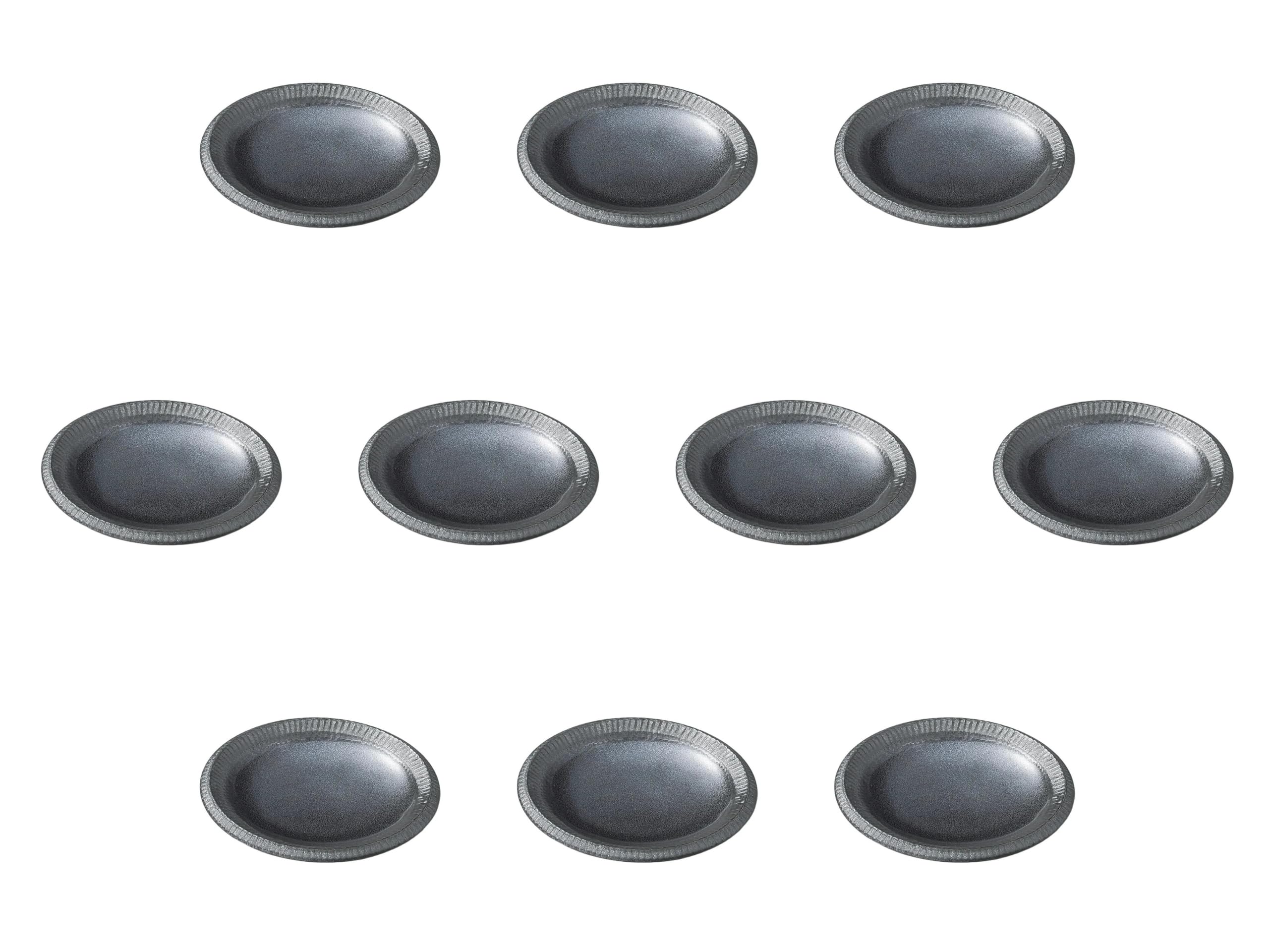 

Набор из 10 железных хрустальных тарелок x боковые тарелки Setomonohonpo серебристого цвета 4,0 [14 2,1 см]