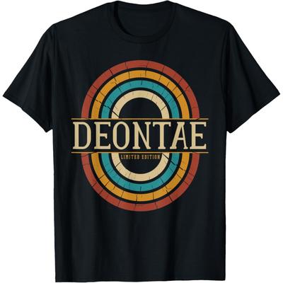 Deontae Name Personalized Men Boys Vintage Appreciation T-Shirt