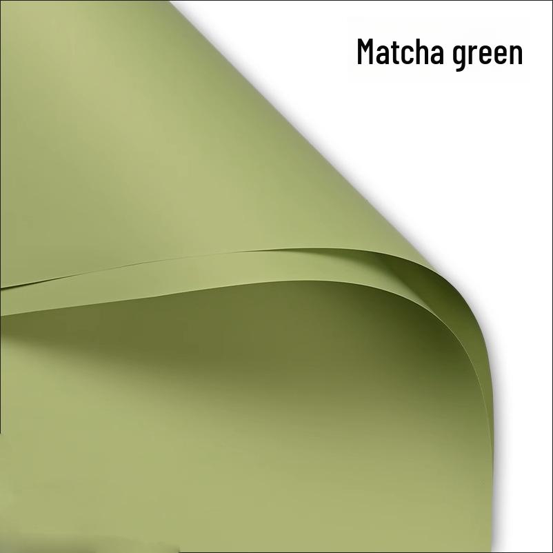 Korean Style Waterproof Flower Wrapping Paper - Pure Color Bouquet Packaging Material