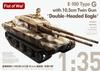 Rocket Models 1/35 Scale Super Heavy Tank E-100 Type G with 52 Caliber 10.5cm Twin Guns and Double-Headed Eagle Plastic Model Kit 47068 (Tank)