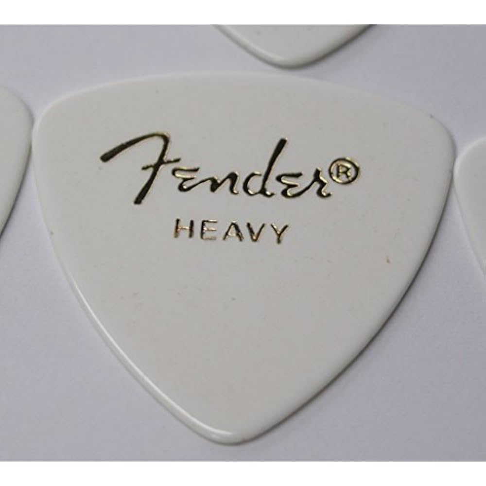 Fender picks x 10 cards triangle HEAVY-WHT