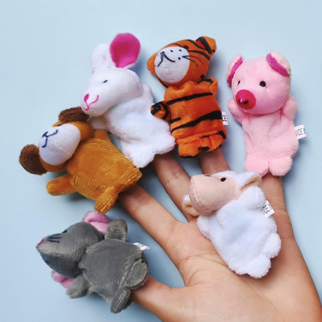 12 Chinese Zodiac Animal Finger Puppets 12 Chinese Zodiac Plush Toys Finger Puppets Children's Toys