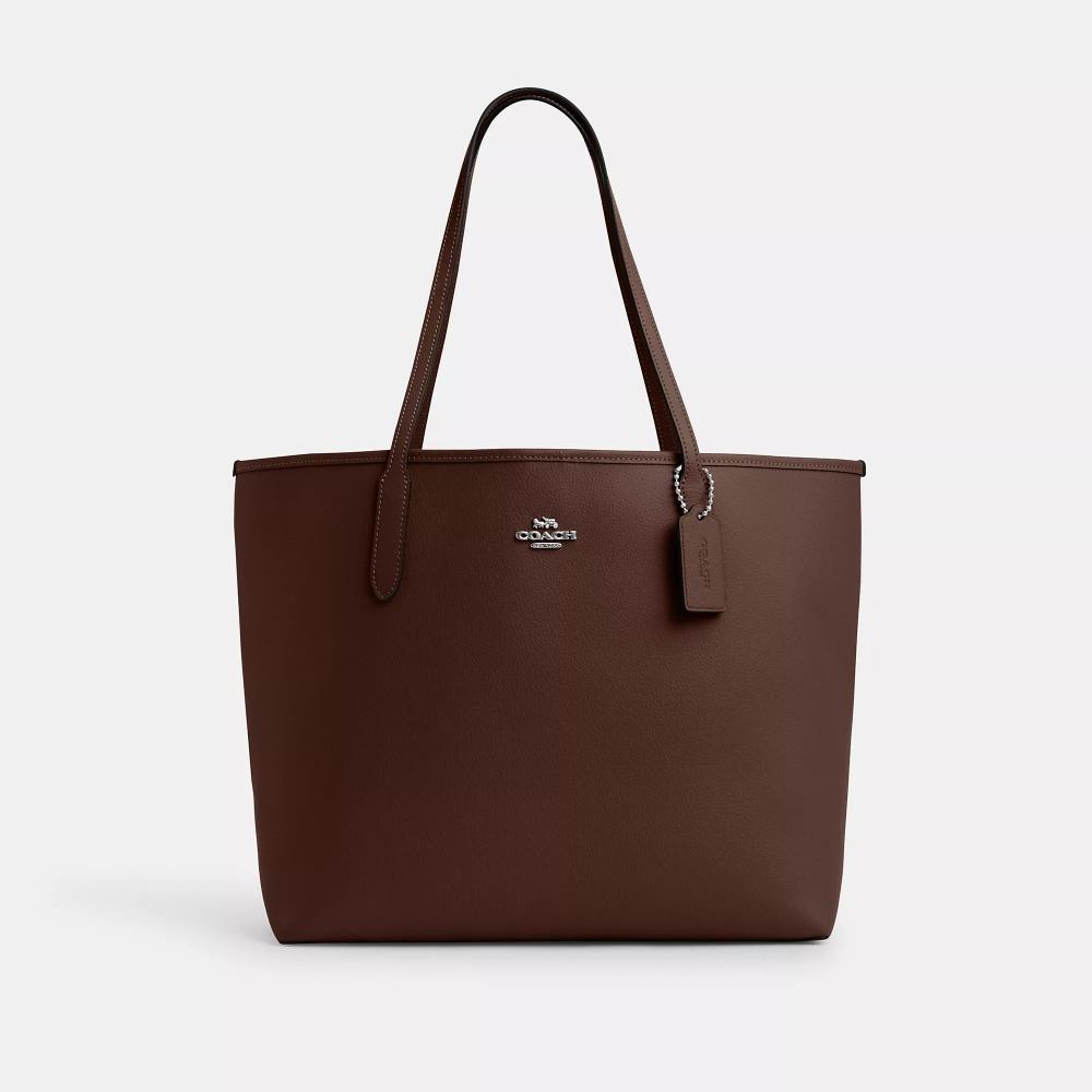 

Coach Міська сумка сріблястий клен One Size