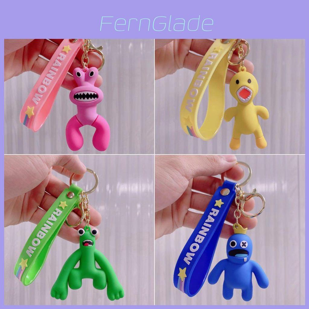 Colorful Roblox Rainbow Friends Keychain Bag Pendant For Kids Xmas Gift