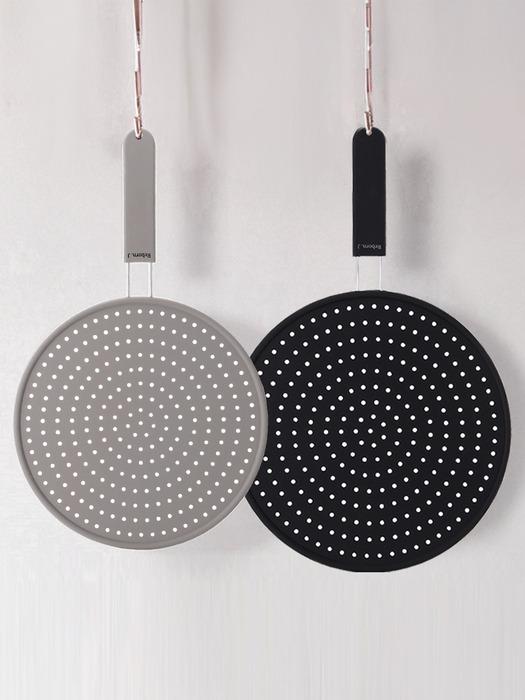 Возрождается. J 1+1 Силиконовая крышка для нескольких вентиляторов 28 см + 30 см Набор из 2 шт. (Серый/черный) 28cm 1P + 30cm 1P (gray)