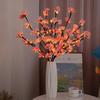 1PC Peach Blossom Tree Branch Light Floral String Lights Battery Operataed Fairy Lamp For Indoor Outdoor Christmas Decoration