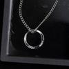Mobius Necklace Men'S Trend Versatile Design Sense Senior Boys Necklace Summer T-Shirt Pendant Jewelry