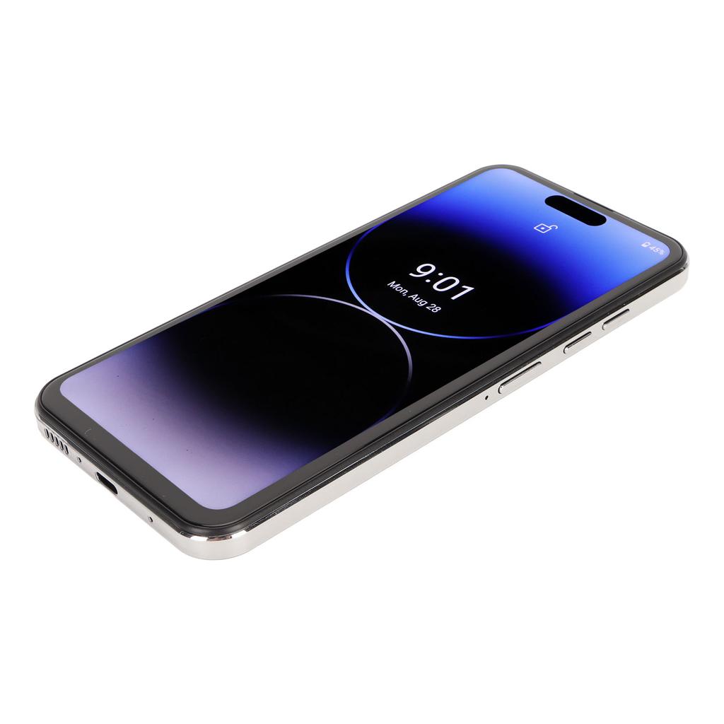 Unlocked Cell Phone 4G 6.7 Inch HD Capsule Screen 8GB RAM 256GB ROM 16MP Front 32MP Rear Camera Face Recognition