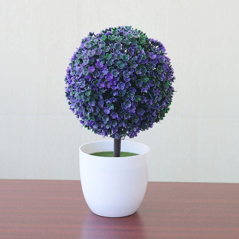 Beautiful Decorative Artificial Ball Plant Tree In Pot For Weddings And Parties