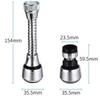 360 ° Adjustment Kitchen Dual Mode Water-saving Pressurized Faucet Extender Bathroom Kitchen Faucet Extender Filter Spray