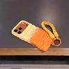 3D Color Blocking Pleated Texture Case for iPhone 14/15/16 Pro Max/17 - High-End Feel