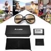 Joopin Sunglasses Polarized Sports Fishing Running Golf Driving UV Protection Oversized Oval Light Brown Women's