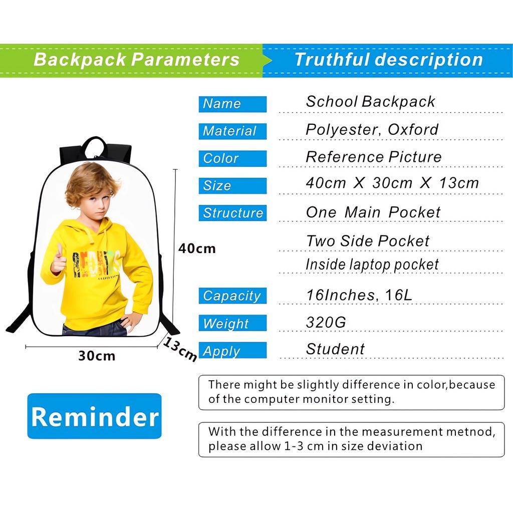 Demon Slayer Backpack Kimetsu No Yaiba Tanjiro Nezuko Kamado Teenarges Schoolbag Laptop Bag Boys Girls Rucksack Travel Shoulder Bags