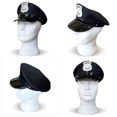 Cappello Piatto Cappello da Poliziotta per Donna Cappello per Addio al Nubilato Costume da Festa Berretto da Poliziotto Club Spettacoli Teatrali Copricapo per il Palco