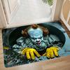 Halloween Carpet Horror Clown Floor Mat Outdoor Carpet Welcome Mat Soft Door Mat Rug Live Room Home Decoration