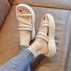 Summer Slippers Women's New Non-slip Thick-soled One-word Cool Skirt Versatile Fashion Beach Sandals