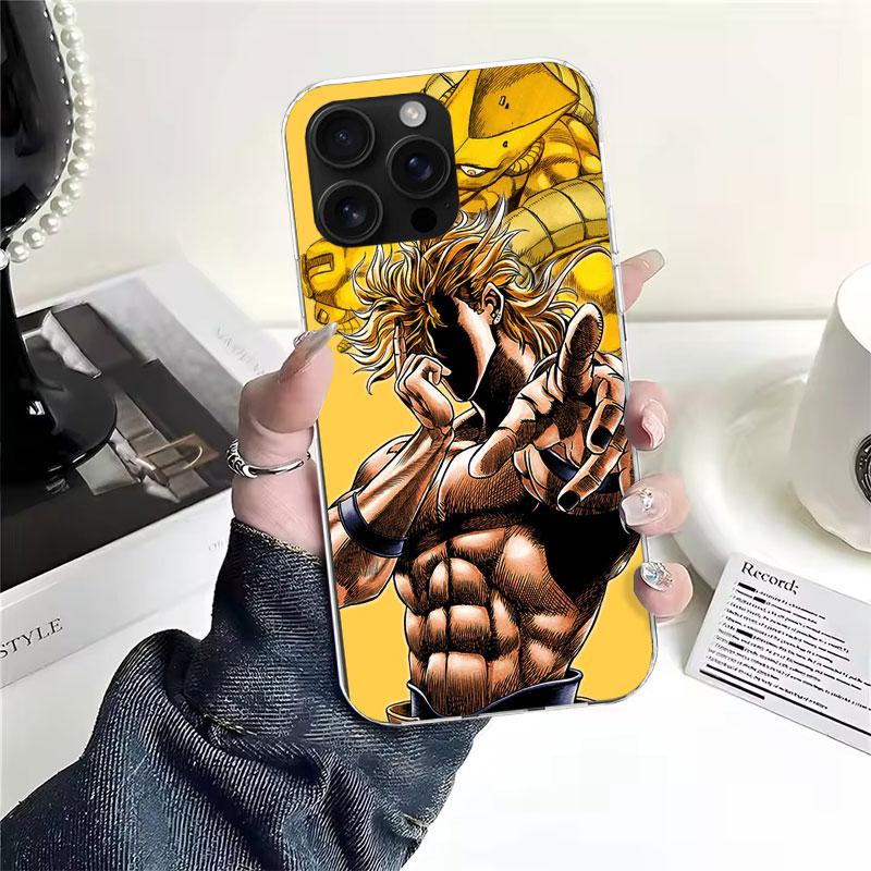 JoJo Adventure Dio Diego Brando Soft Phone Case For IPhone 11 17 Air 16E 16 Pro Max 15 + 14 Plus 13 Mini 12 Apple 7 SE 8 Fundas
