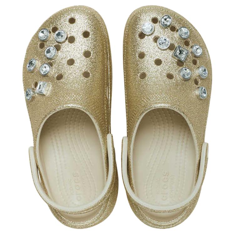 Crocs Eva Fashion Trendy Clogs Unisex Footwear Gold 211391-710