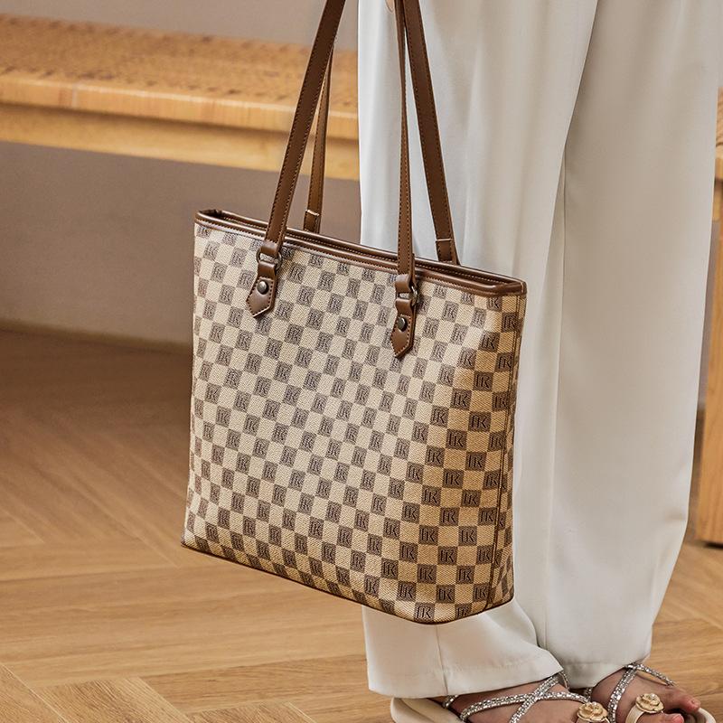 Mrs. Qiao Bag for Women 2025 New Autumn Winter Tote Bag Large Capacity Versatile Shoulder Bag Commuting Vintage Women's Bag