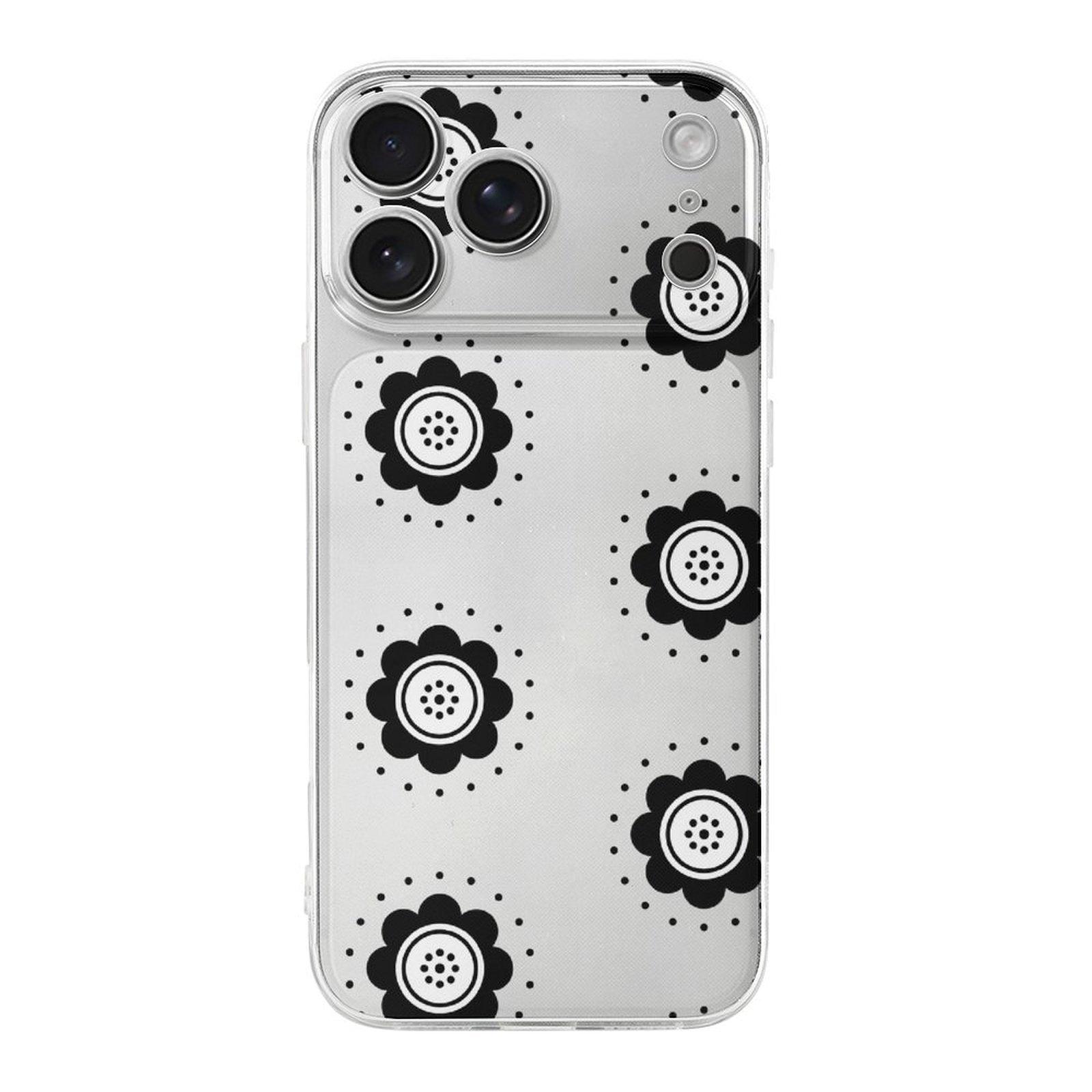 

1 Pack For iPhone 17 Series TPU Phone Case Durable Glossy Anti-Slip Design, Daily Protection IPHONE-17ProMax белый