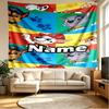Custom Name Personalized PAW Patrol Print Tapestry, Wall Art Decor, Bedroom, Dorm, Apartment, LivingRoom, Party Backdrop, Gift for Birthday