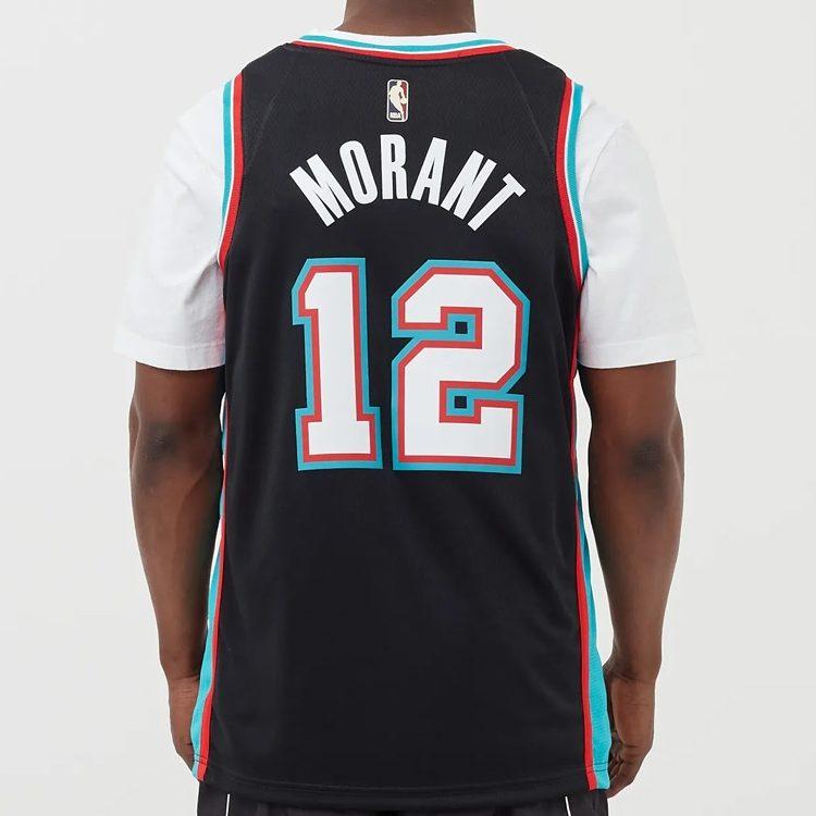 Nike X NBA Memphis Grizzlies Ja Morant 2020-21 Sporttrikot Schwarz CN1030-010