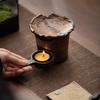 Ceramic Wax Melt Burner Retro Style Small Tea Roaster Creative Tea Fragrance Dispenser  Art