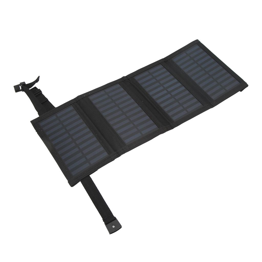 20W Foldable Solar Panel 5.5V Portable USB Port Monocrystalline Folding Board for Outdoor Travel Camping