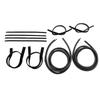 Door Weatherstrip Seal Kit Replacement for Charger D50 D400 D450 KD1001 10 Door Window Glass Weatherstrip Seal Kit