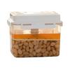 Transparent Korean Kimchi Pickling Crock with Inner Press-Seal Lid