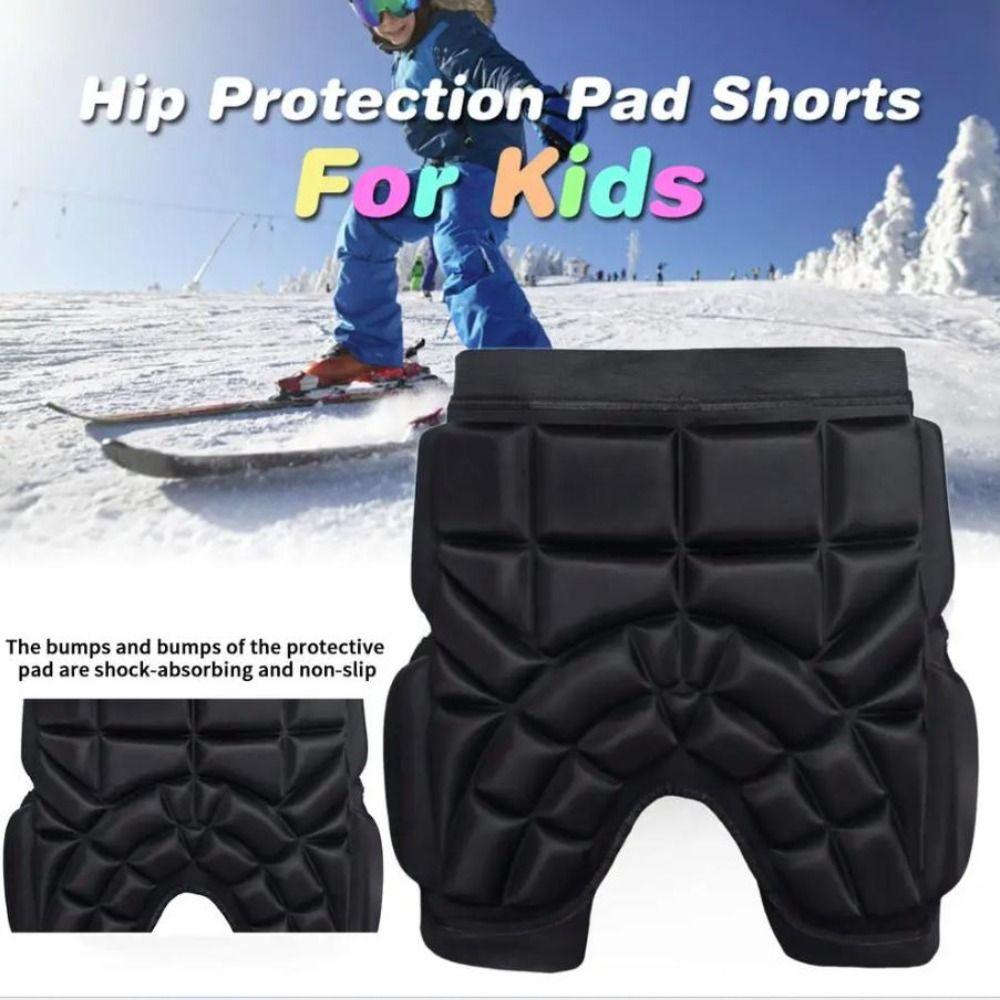 Elastic Children Protective Hip Pad Impact Resistant Protective Padded Shorts Ice Skating