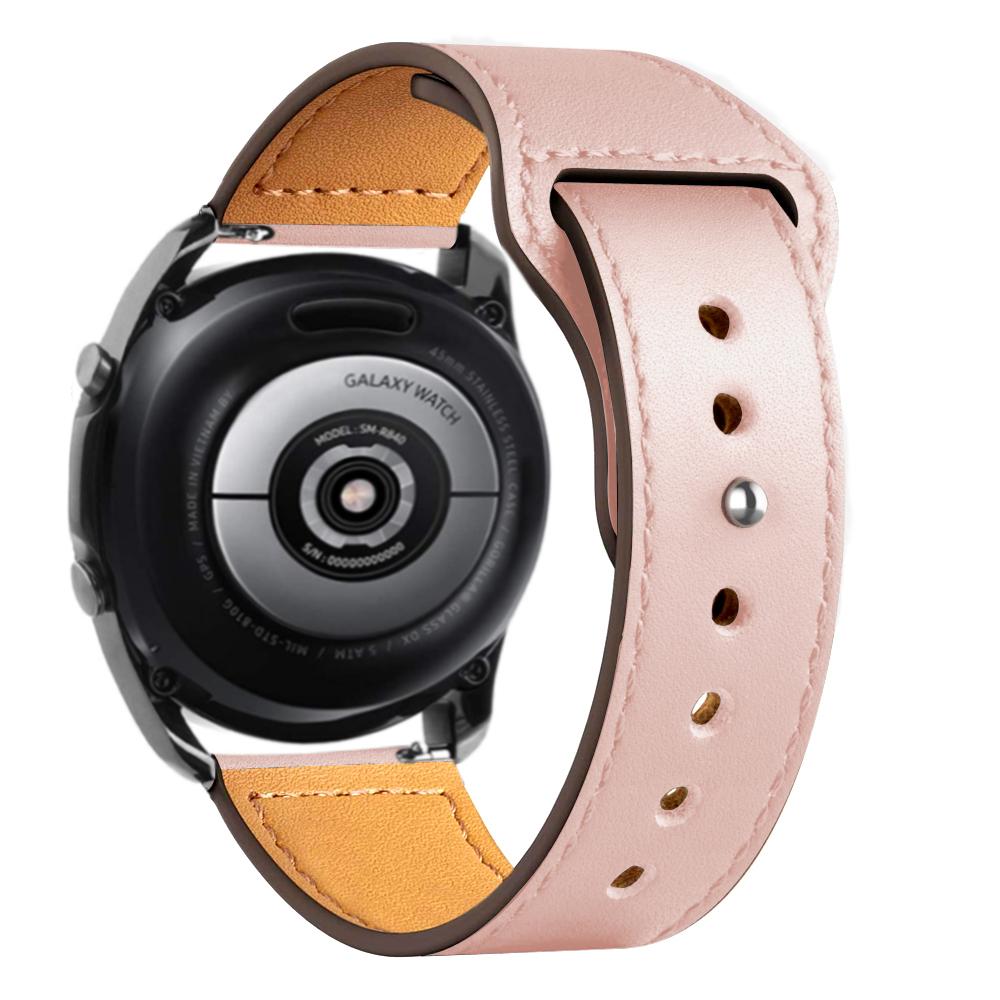 20mm 22mm watch Straps For Samsung Galaxy watch 7 FE 6 5 pro/4 Classic Leather bracelet amazfit bip/Huawei GT/2/3 Pro 4 5 6 band