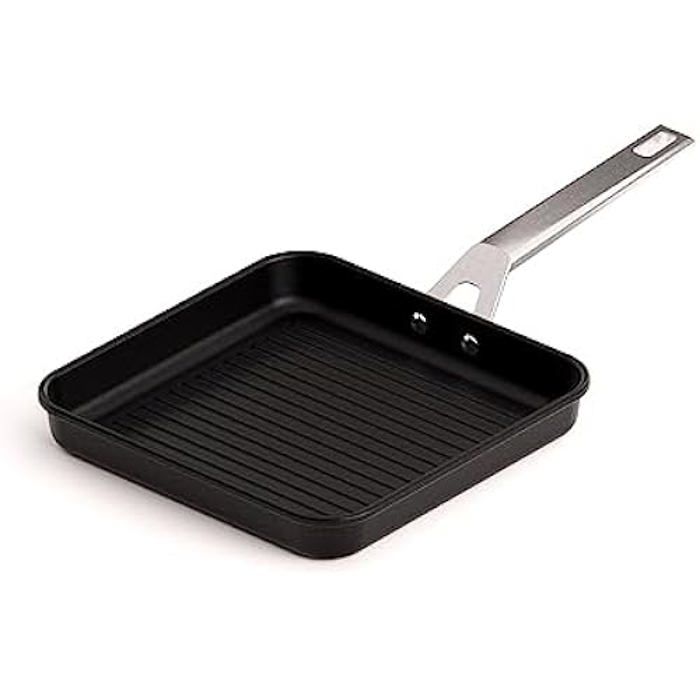 Grill - VALIRA - 4678/25 - 23x23 cm - Fonte d'aluminium - Anti-adhérent écologique