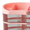 Jewelry Container with Rotatable Drawers Cosmetic Storage Box for Lipstick Dorms