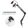Adjustable Foldable Microphone Stand H  Duty Metal Mic Arm Bracket with Shock Proof Holder Windshield Pop Filter for
