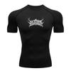 Men's Quick Dry Compression Athletic Tight T-shirt for Gym Workout Running Training Stretchy Breathable Sports Activewear Top To Boost Your Exercise P