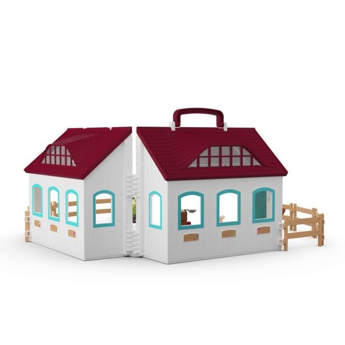 SCHLEICH 42703 Horse Club Transportable Stable Set, From 4 Years Old