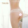 Sexy See-through Floral Lace G-String Women's Underwear Panties Solid Color Thong Comfortable