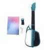 Foldable Electronic Guitar Toy for Kids 7 Notes Keys Rechargeable Battery Portable Music Educational Instrument Travel Gift