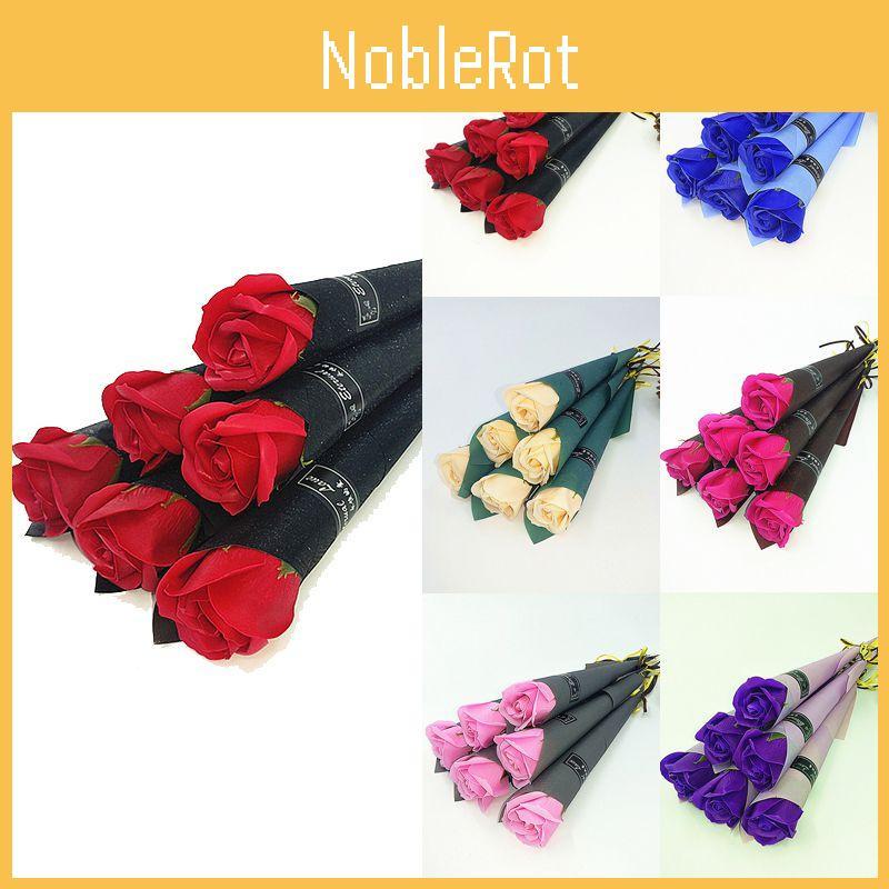 Bucurând de un aspect elegant, Trandafirul de Săpun Floare Eternă Buchet Singur Perfect Pentru Cadouri de Ziua de Naștere și de Ziua Îndrăgostiților