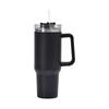 40oz Stainless Steel Insulated Travel Mug with Handle and Straw