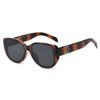 High-End Oversized Women's Cat Eye Sunglasses - Old Money Style, Face Slimming, UV Protection