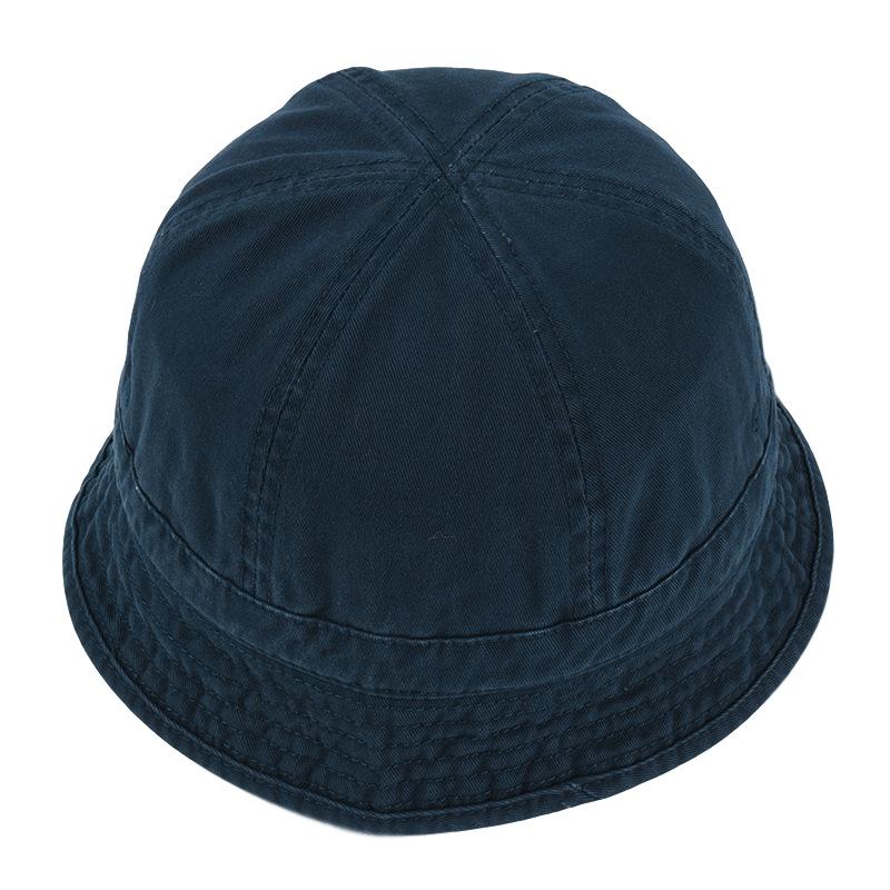 Washed Cotton Bucket Hats Packable Summer Outdoor Cap Travel Beach Sun Hat Plain Colors for Girls Women