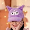 Winter Cold Protection Daily 3D Hat Kuromi 1P Adult Fur Hat
