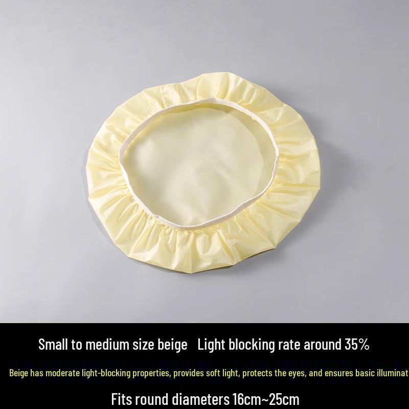 Anti-Glare Lampshade for Table and Ceiling Lamps - Parchment Film Shell Cover Lighting Accessory